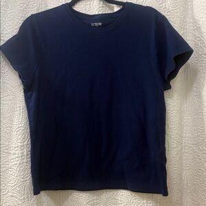 J. Crew Navy Short Sleeve Crewneck Tee